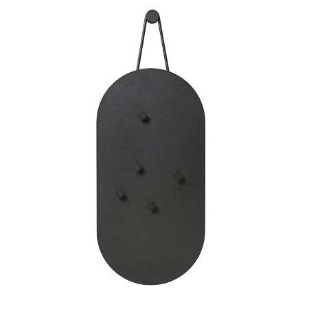 Produktbillede af ZONE Denmark Zone A-bulletin board Opslagstavle m. 5 magneter 60 x 30 cm Sort i premium kvalitet
