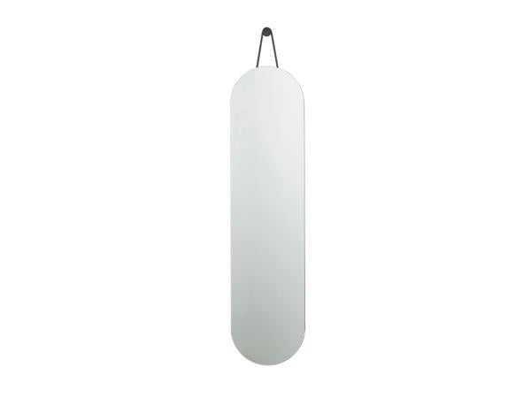 Produktbillede af ZONE Denmark Zone A-Wall Mirror Vægspejl 120 x 30 cm Sort i premium kvalitet