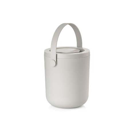 Produktbillede af ZONE Denmark Zone Circular Affaldsspand Dia 16 x 19,5 cm 3 liter Varm Grå i premium kvalitet
