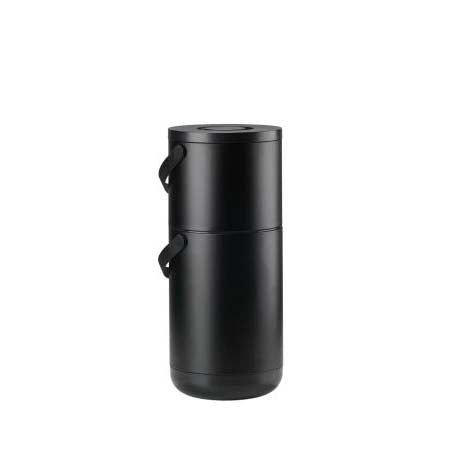 Produktbillede af ZONE Denmark Zone Circular Affaldsspand 22+12 liter Sort i premium kvalitet