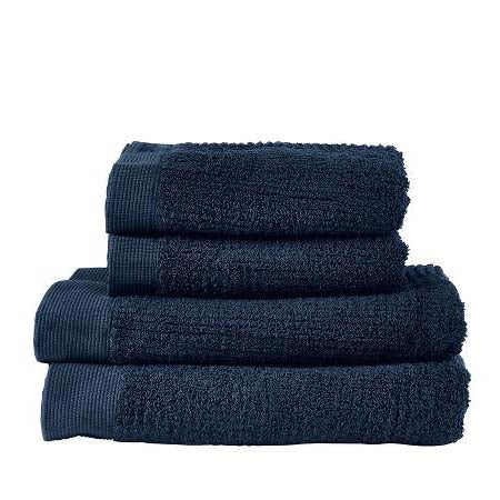 Produktbillede af ZONE Denmark Zone Classic Håndklæde 4 stk. Mørke blå i premium kvalitet