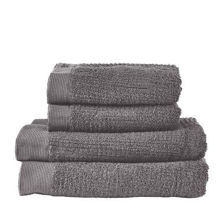 Produktbillede af ZONE Denmark Zone Classic Håndklæde 4 stk. Grå i premium kvalitet