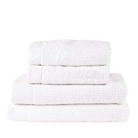 Produktbillede af ZONE Denmark Zone Classic Håndklæde 4 stk. Hvid i premium kvalitet