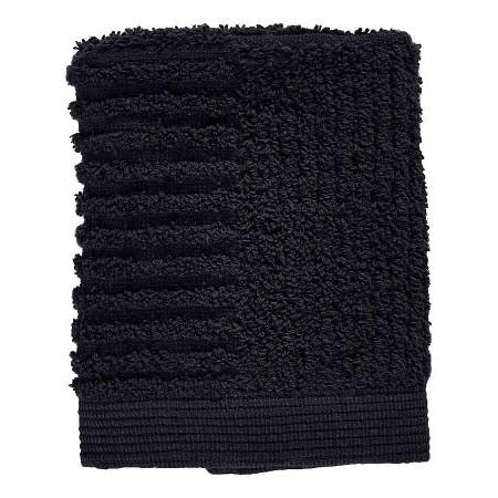 Produktbillede af ZONE Denmark Zone Classic Vaskeklud 30 x 30 cm Sort i premium kvalitet