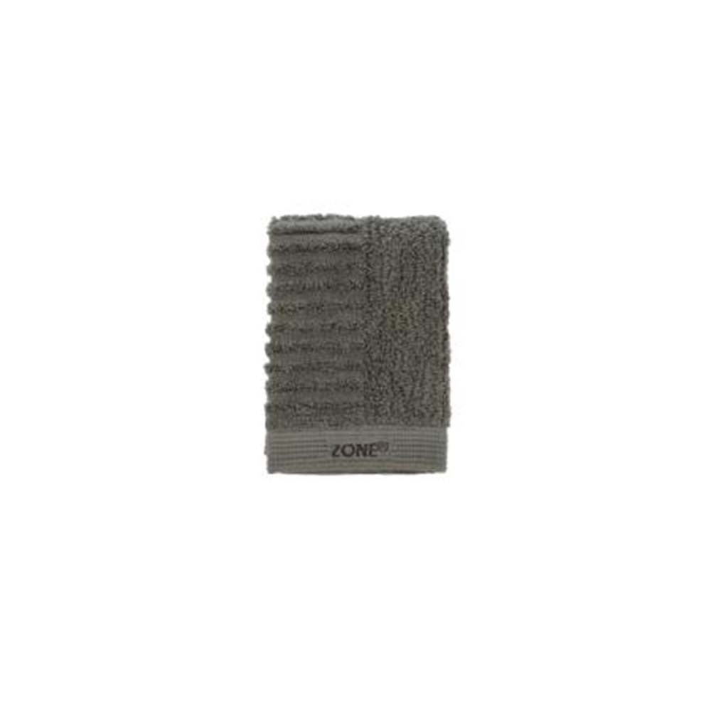 Produktbillede af ZONE Denmark Zone Classic Vaskeklud 30 x 30 cm Olive green i premium kvalitet
