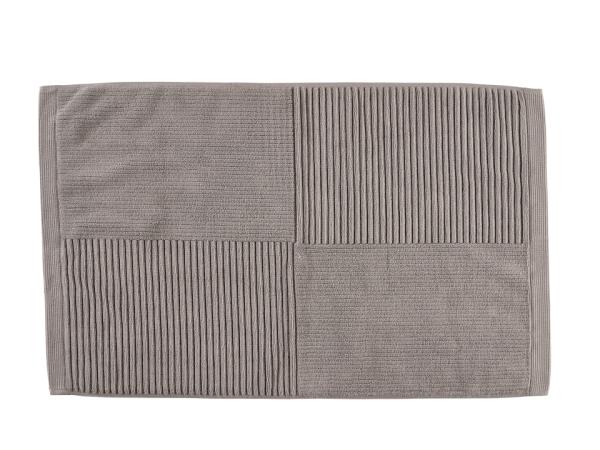 Produktbillede af ZONE Denmark Classic Bademåtte 80 x 50 cm Grå i premium kvalitet