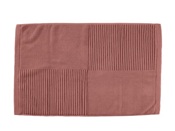 Produktbillede af ZONE Denmark Classic Bademåtte 80 x 50 cm Peach Red i premium kvalitet