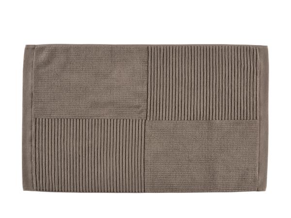 Produktbillede af ZONE Denmark Classic Bademåtte 80 x 50 cm Taupe i premium kvalitet