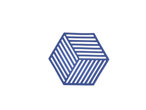 Produktbillede af ZONE Denmark Bordskåner Hexagon Indigo i premium kvalitet