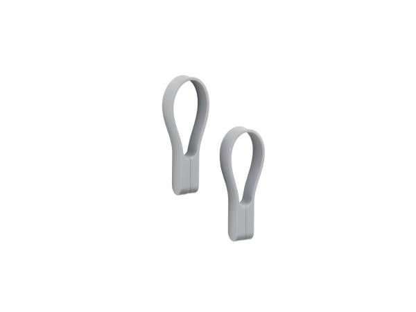 Produktbillede af ZONE Denmark Loop magnet Håndklædestrop 9 cm 2 stk. Gull Grey i premium kvalitet