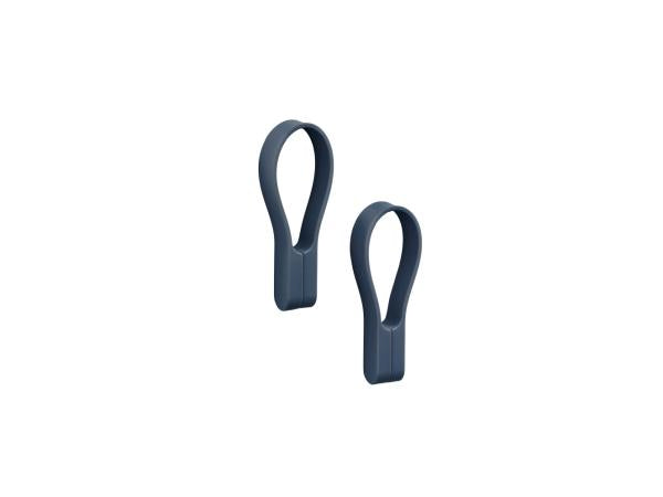 Produktbillede af ZONE Denmark Loop magnet Håndklædestrop 9 cm 2 stk. Royal Blue i premium kvalitet