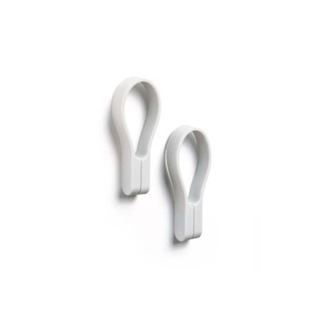 Produktbillede af ZONE Denmark Loop magnet Håndklædestrop 9 cm 2 stk. Soft Grey i premium kvalitet