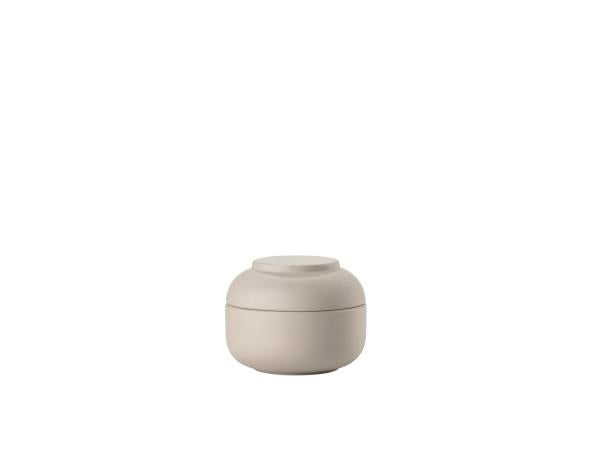 Produktbillede af ZONE Denmark Sensu Krukke med låg Dia 10 x 7,5 cm Sand i premium kvalitet