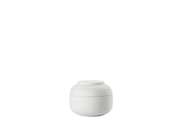 Produktbillede af ZONE Denmark Sensu Krukke med låg Dia 10 x 7,5 cm Hvid i premium kvalitet