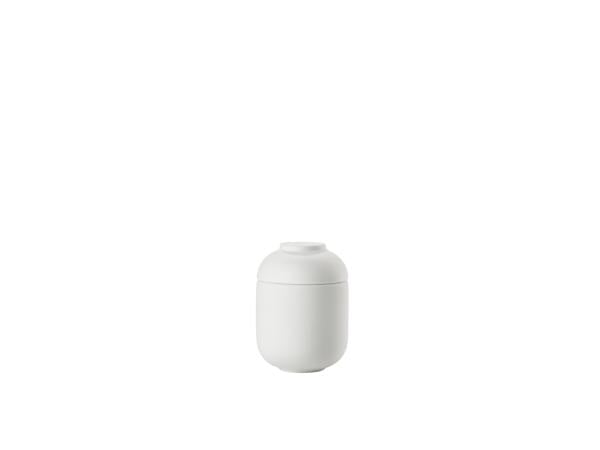Produktbillede af ZONE Denmark Sensu Krukke med låg Dia 6,5 x 7,8 cm Hvid i premium kvalitet