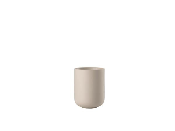 Produktbillede af ZONE Denmark Sensu Tandbørstekrus Dia 7,4 x 9,5 cm Sand i premium kvalitet