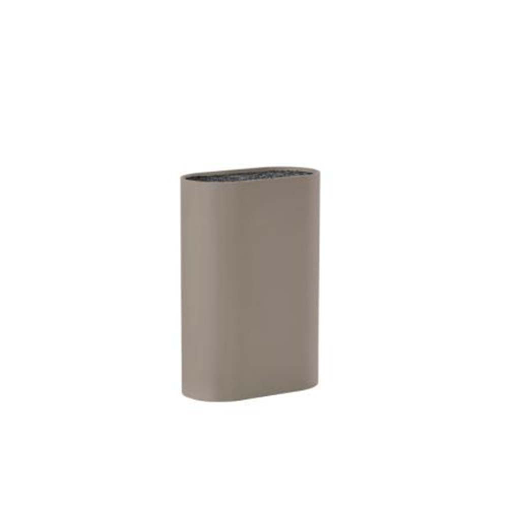 Produktbillede af ZONE Denmark Singles Knivblok 17 x 9 x 24 cm Taupe i premium kvalitet