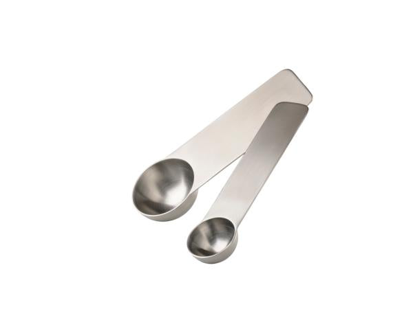 Produktbillede af ZONE Denmark Måleskesæt Singles 15/5 ml 2 stk. Stål i premium kvalitet
