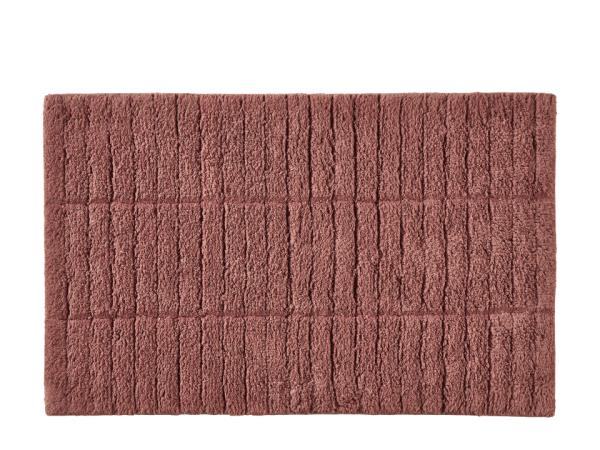 Produktbillede af ZONE Denmark Bademåtte Tiles Peach Red i premium kvalitet