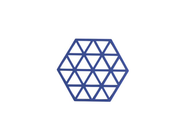 Produktbillede af ZONE Denmark Zone Bordskåner Triangles Indigo i premium kvalitet