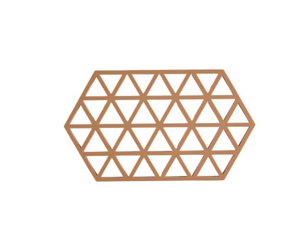 Produktbillede af ZONE Denmark Zone Bordskåner Triangles Light Terracotta L24 i premium kvalitet