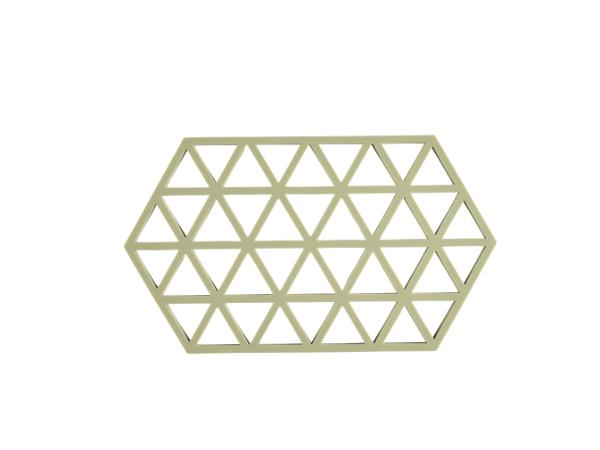 Produktbillede af ZONE Denmark Zone Bordskåner Triangles Matcha Green L24 i premium kvalitet