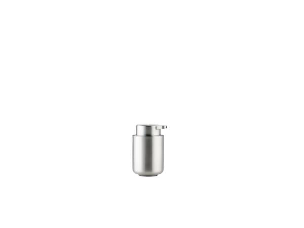 Produktbillede af ZONE Denmark Ume Sæbedispenser Dia 8,3 x 12,8 cm 0,25 liter Børstet stål i premium kvalitet