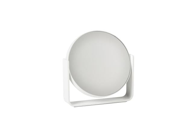 Produktbillede af ZONE Denmark Ume Spejl Dia 19 x 19,5 cm Hvid i premium kvalitet