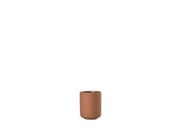 Produktbillede af ZONE Denmark Ume Tandbørstekrus Dia 8,3 x 10,3 cm Terracotta i premium kvalitet