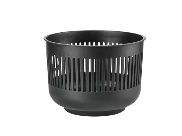 Produktbillede af ZONE Denmark Ume Vasketøjskurv Dia 40 x 29,2 cm Sort i premium kvalitet