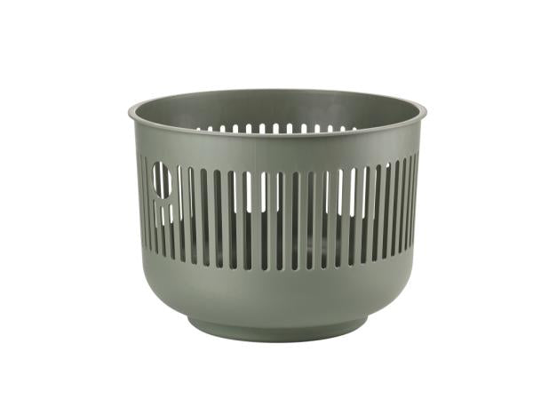 Produktbillede af ZONE Denmark Ume Vasketøjskurv Dia 40 x 29,2 cm Olive grøn i premium kvalitet