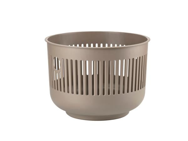 Produktbillede af ZONE Denmark Ume Vasketøjskurv Dia 40 x 29,2 cm Taupe i premium kvalitet