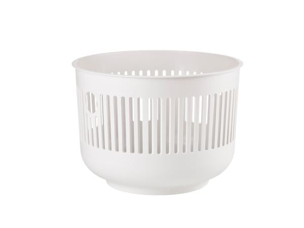 Produktbillede af ZONE Denmark Ume Vasketøjskurv Dia 40 x 29,2 cm Hvid i premium kvalitet