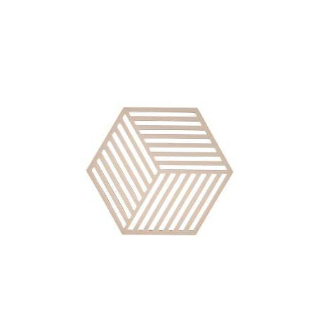 Produktbillede af ZONE Denmark Zone Hexagon Bordskåner 16 x 14 x 0,9 cm Desert i premium kvalitet