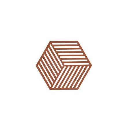 Produktbillede af ZONE Denmark Zone Hexagon Bordskåner 16 x 14 x 0,9 cm Terracotta i premium kvalitet