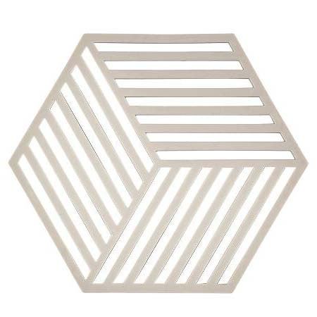 Produktbillede af ZONE Denmark Zone Hexagon Bordskåner 16 x 14 x 0,9 cm Varm grå i premium kvalitet