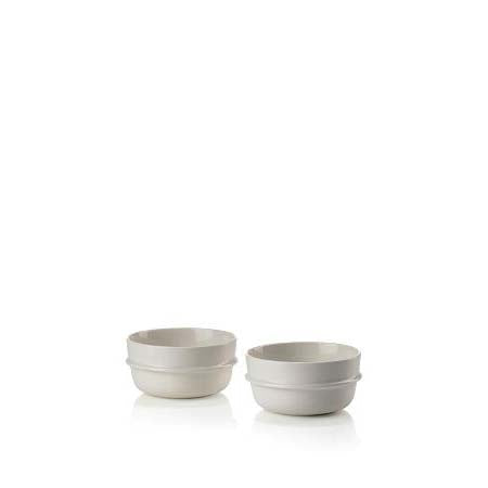 Produktbillede af ZONE Denmark Zone Inu Skål Dia. 12 x 6,2 cm 0,4 liter 2 stk. Offwhite i premium kvalitet