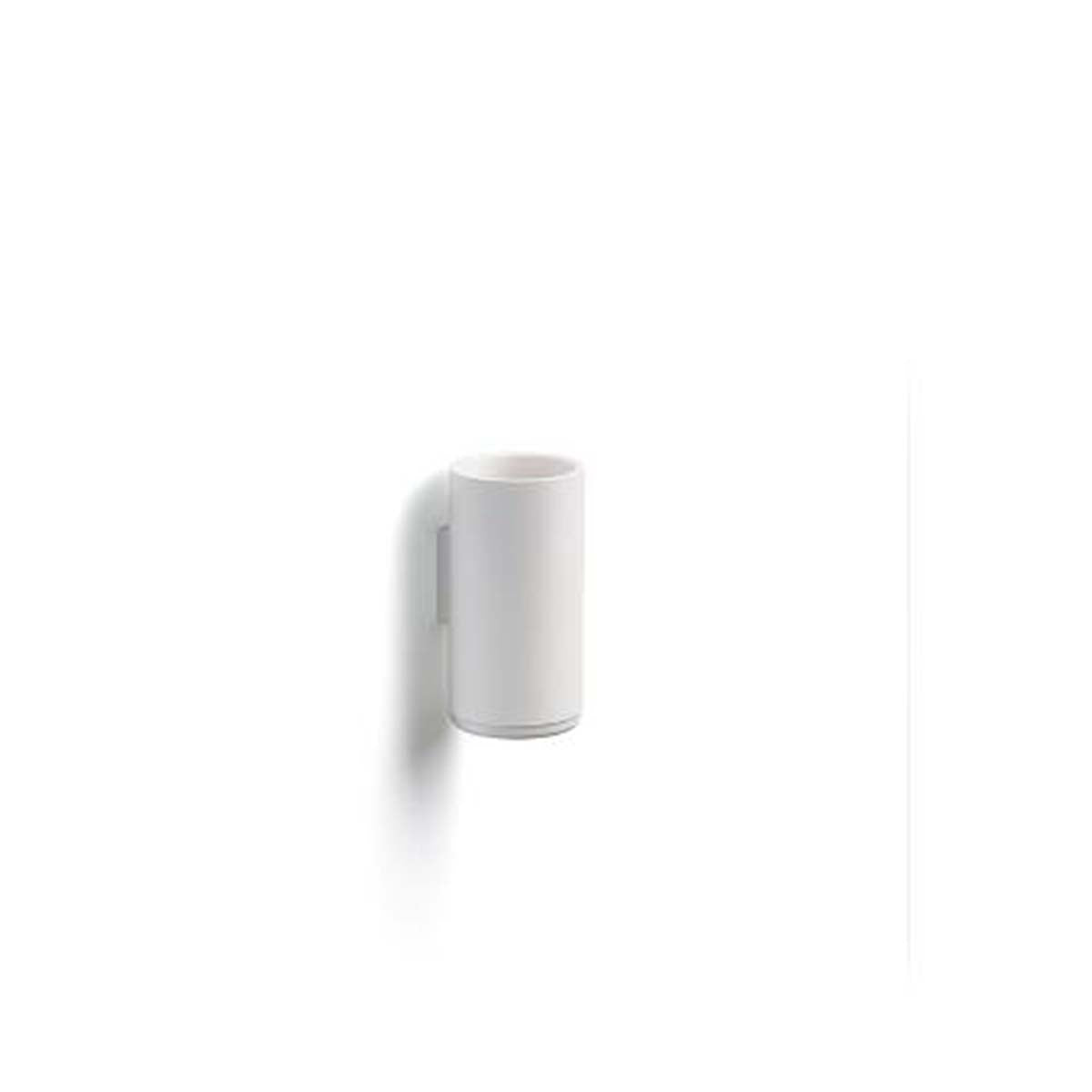 Produktbillede af ZONE Denmark Zone Rim Tandbørstekrus til væg Dia 7 x 13,6 cm Hvid i premium kvalitet