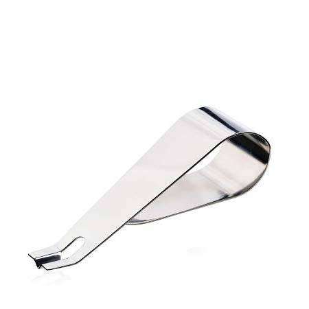 Produktbillede af ZONE Denmark Zone Rocks Cannelerjern 11,4 x 3,5 cm Polished Steel i premium kvalitet