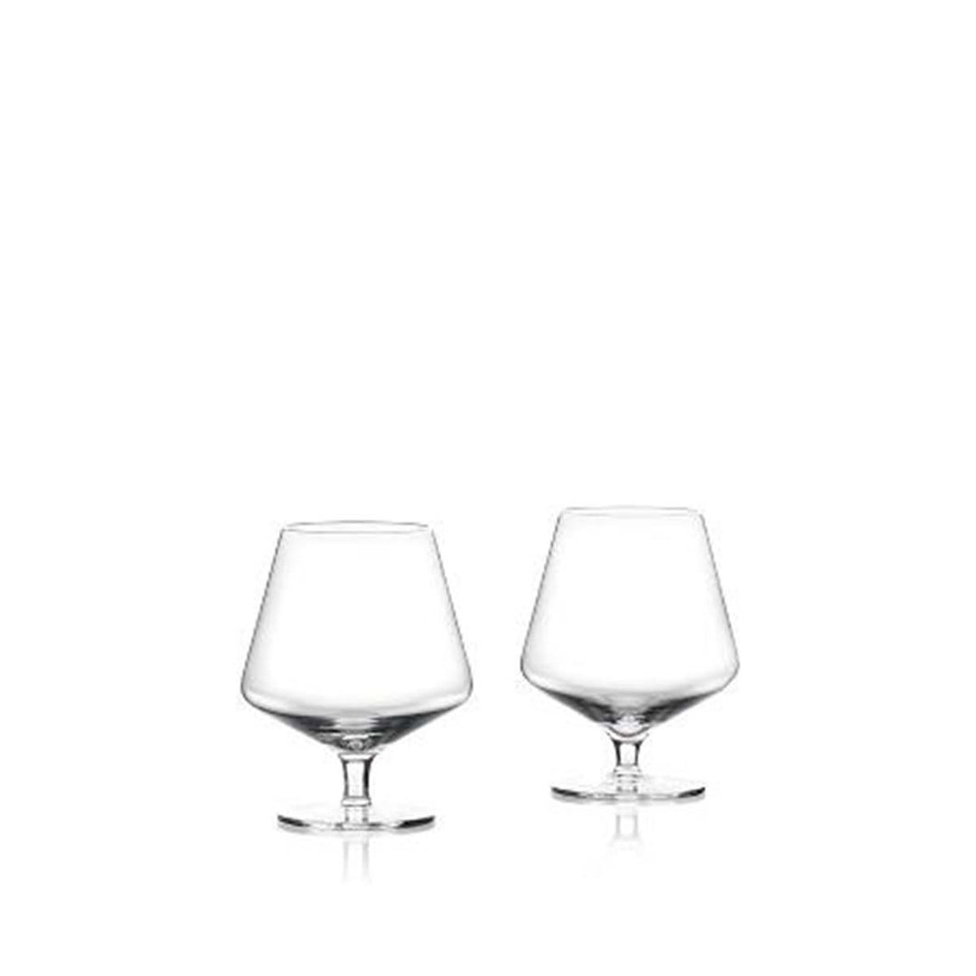 Produktbillede af ZONE Denmark Zone Rocks Cognacglas Dia 10,4 x 12,5 cm 2 stk. Clear i premium kvalitet