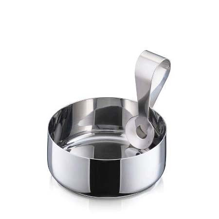 Produktbillede af ZONE Denmark Zone Rocks Delikatesseskål m ske Large Polished Steel i premium kvalitet