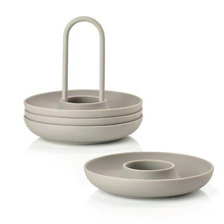 Produktbillede af ZONE Denmark Zone Singles Æggebæger m. holder Dia. 11 x 9,5 cm 4 stk. Mud i premium kvalitet