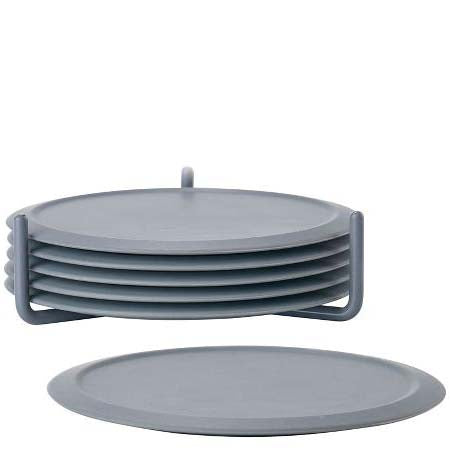 Produktbillede af ZONE Denmark Zone Singles Glasbrikker 6 stk. coasters Cool Grey i premium kvalitet