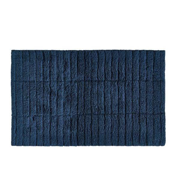 Produktbillede af ZONE Denmark Zone Tiles Bademåtte 80 x 50 cm Mørke blå i premium kvalitet