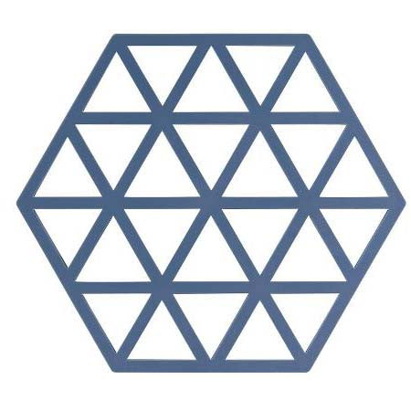 Produktbillede af ZONE Denmark Zone Triangles Bordskåner Denim i premium kvalitet