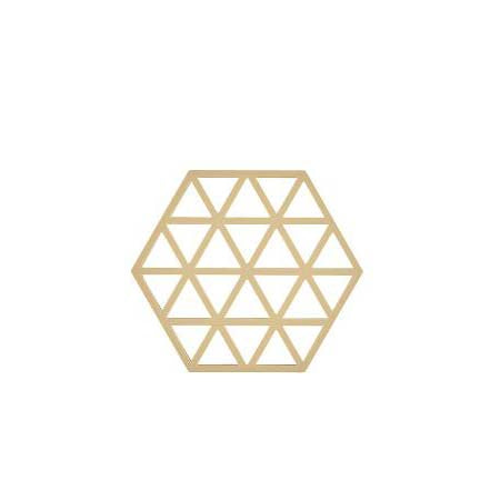 Produktbillede af ZONE Denmark Zone Triangles Bordskåner 16 x 14 x 0,9 cm Varm Sand i premium kvalitet