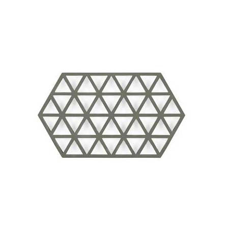 Produktbillede af ZONE Denmark Zone Triangles Bordskåner 24 x 14 x 0,9 cm Olive Taupe i premium kvalitet