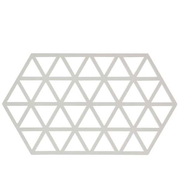 Produktbillede af ZONE Denmark Zone Triangles Bordskåner 24 x 14 x 0,9 cm Varm grå i premium kvalitet