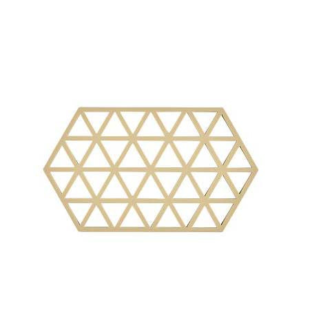 Produktbillede af ZONE Denmark Zone Triangles Bordskåner 24 x 14 x 0,9 cm Varm Sand i premium kvalitet