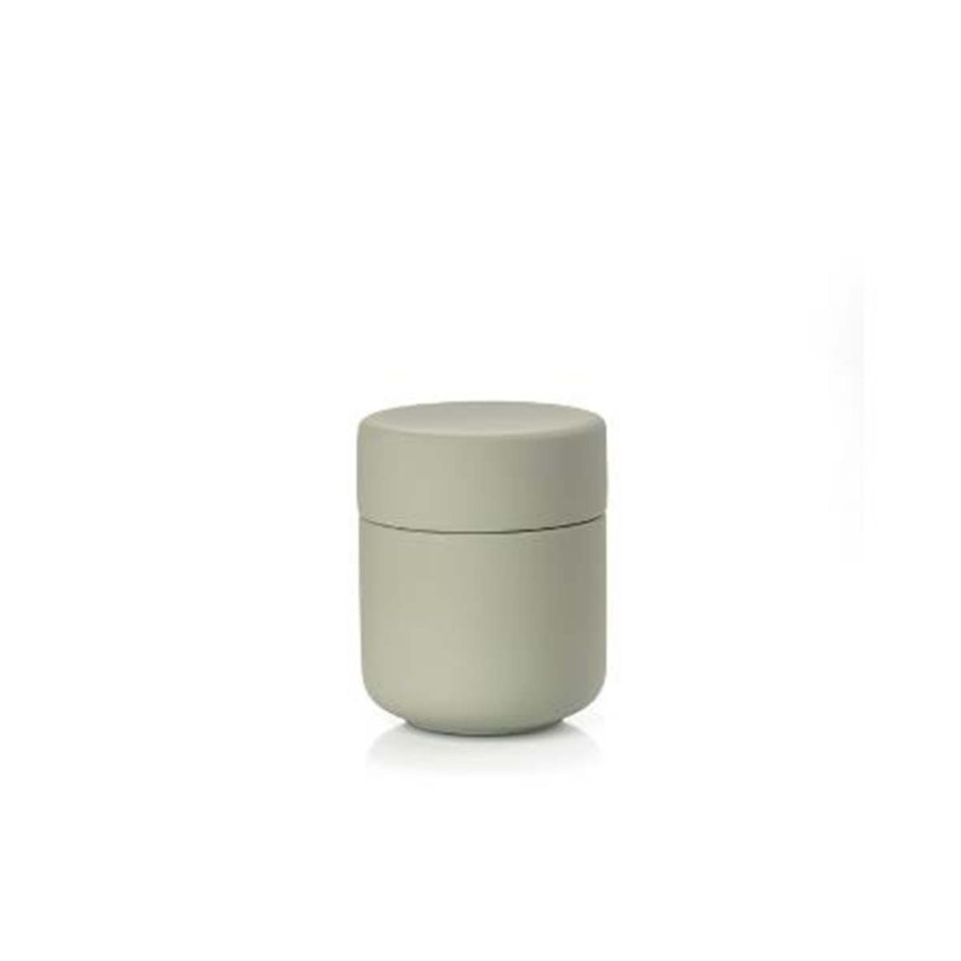 Produktbillede af ZONE Denmark Zone Ume Krukke med låg Dia 8,3 x 10,3 cm Eucalyptus Green i premium kvalitet